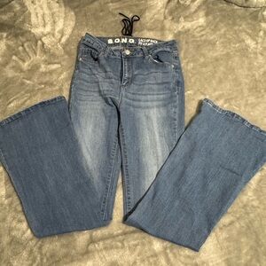 Women's Classic Blue Flare Jeans